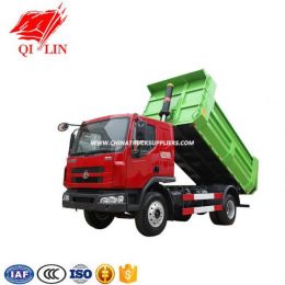 Fuel Diesel 130HP Engine with Middle Top Hydraulic Cylinder Dump Truck