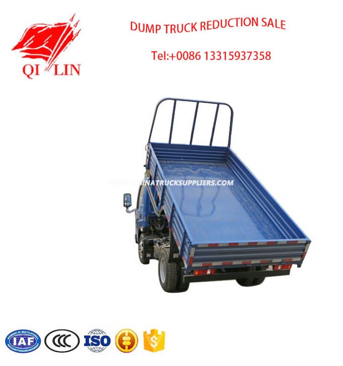 4*2 Drive Form Payload 5ton with Middle Top Hydraulic Cylinder Dump Truck for Hot Sale 