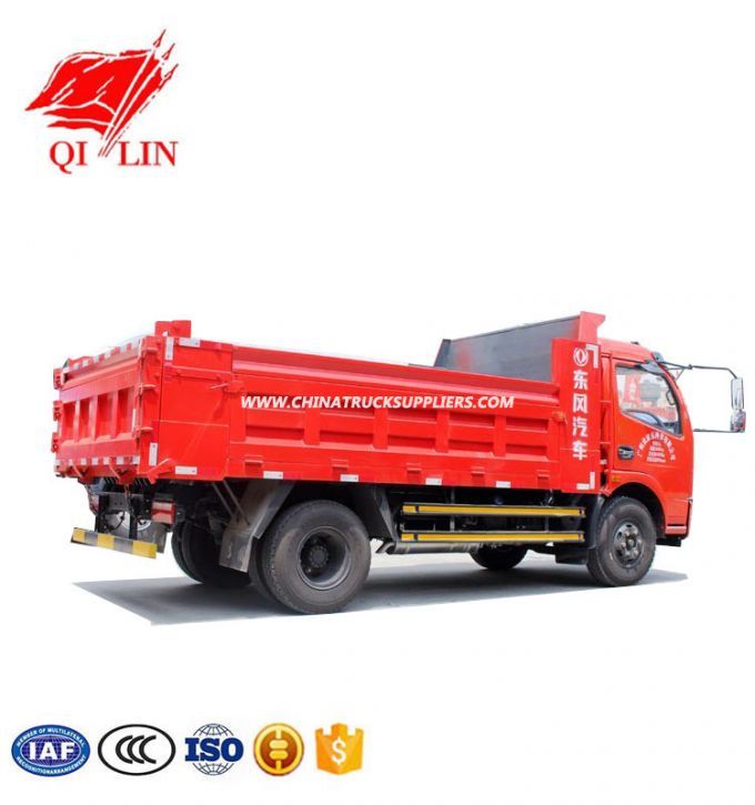 One and a Half Cab Payload 2 Ton Mini with Middle Top Hydraulic Cylinder Dump Truck 