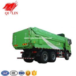 6*4 Drive Form and 12.00r20 Tire with Middle Top Hydraulic Cylinder Heavy Dump Truck