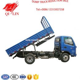 4*2 Drive Form Qilinbrand with Middle Top Hydraulic Cylinder Dump Truck for Cheaper Price Sale