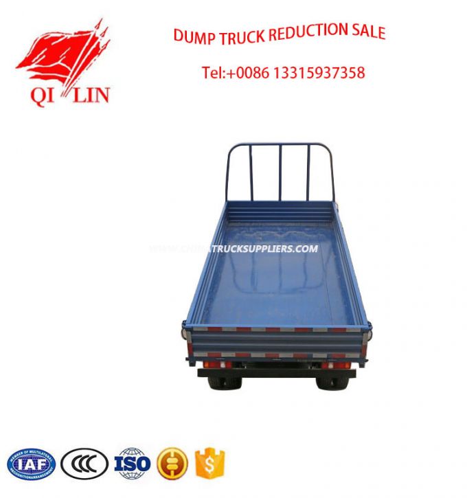 110HP Fuel Diesel with Middle Top Hydraulic Cylinder Dump Truck 