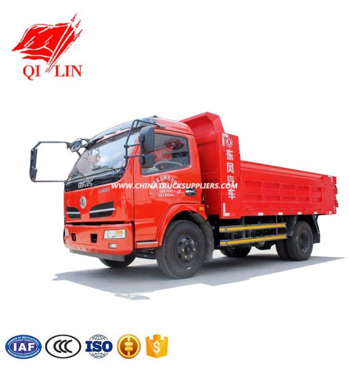 5 Ton Payload with Middle Top Hydraulic Cylinder Dump Truck for Hot Sale 