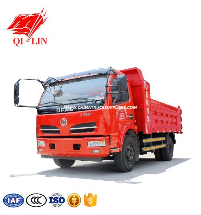 Constructional Engineering Dedicated with Middle Top Hydraulic Cylinder Dump Truck 