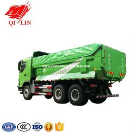 6*4 Drive Form and 3800mm+1350mm Wheelbase with Middle Top Hydraulic Cylinder Heavy Dump Truck Made 