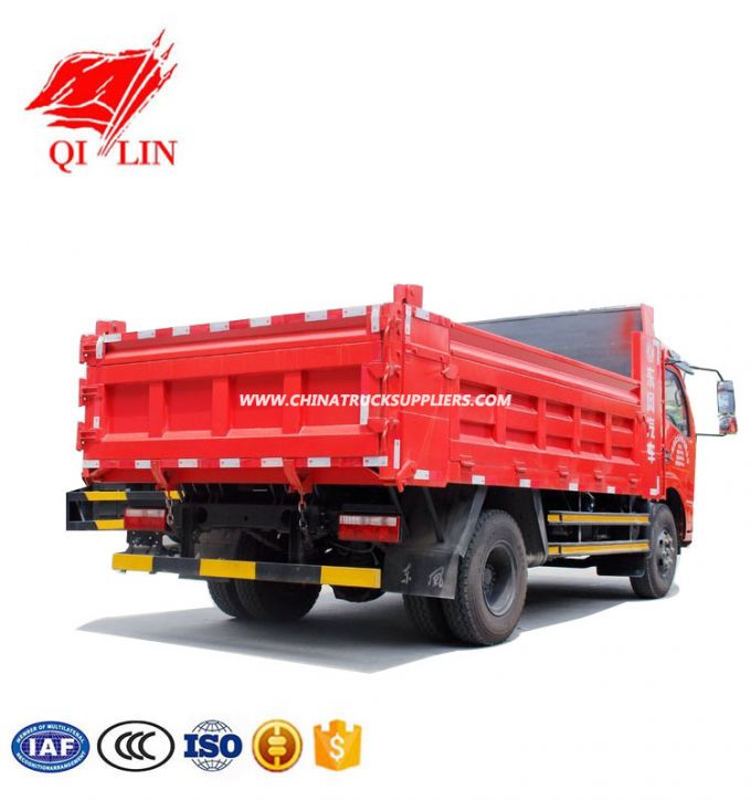 Constructional Engineering Dedicated 4m Length with Middle Top Hydraulic Cylinder Dump Truck 