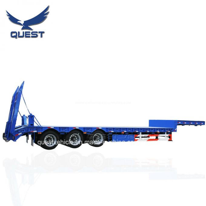 Drop Deck 45feet 3axles Lowbed Trailer Truck Ozgul Semi Trailers 