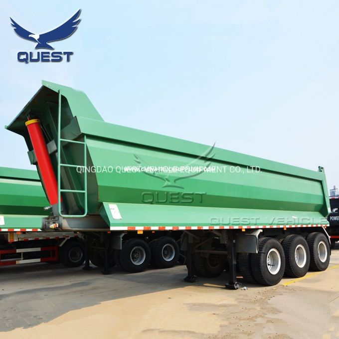 40cbm Coal Sand Soil Transport Dump Truck Tipper Semi Trailer 