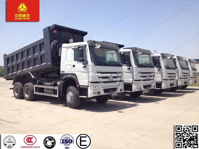 Best Selling Double Axle Truck Sino Truck Dumper Price Djibouti 