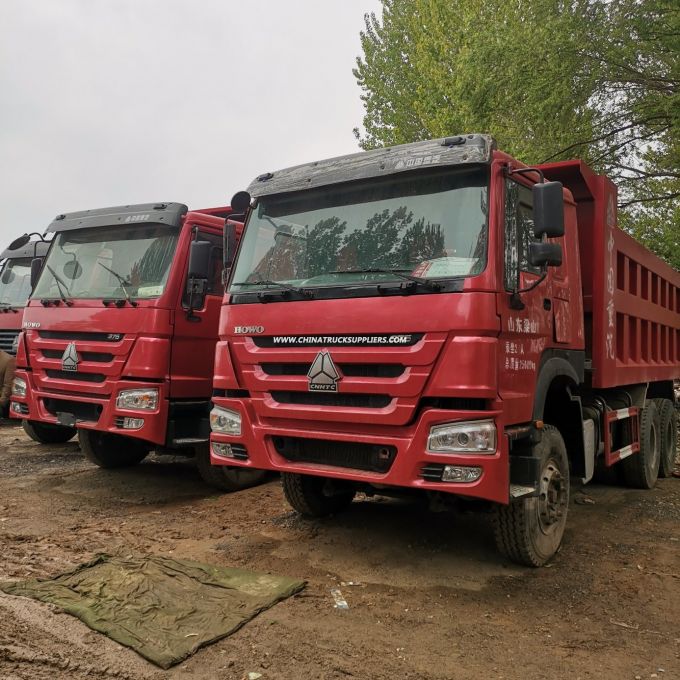 Sinotruk HOWO 6X4 375HP Used Dump Truck 