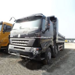 12 Wheels A7 8X4 Tipper 50 Ton Dump Truck with LHD/Rhd