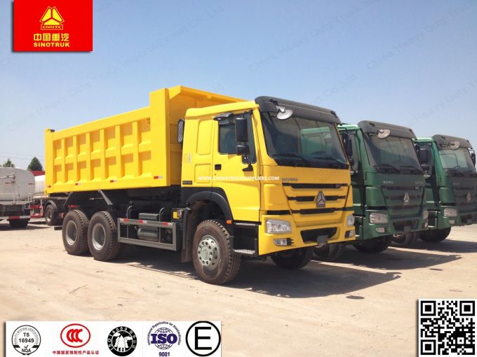 Sinotruk HOWO LHD 6X4 Site Dumpers Used for Mining Trucks 