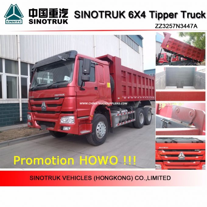 Sinotruk HOWO 6X4 Dumper/Tipper Truck Heavy Duty Truck 