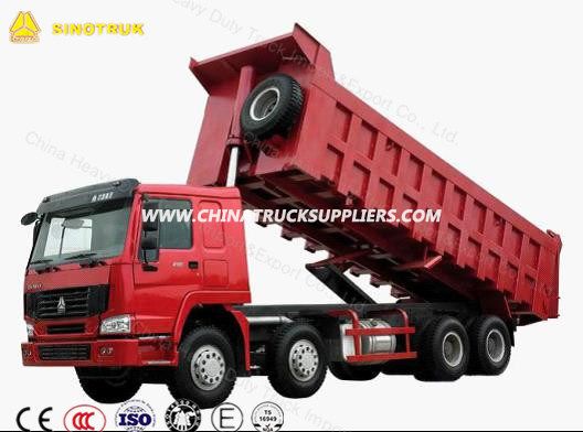 Sinotruk HOWO 8X4 Front Tipping Heavy Duty Dump Truck 