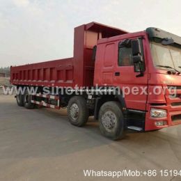 Used Sinotruck Sinotruk 371HP 8X4 HOWO Dump Truck 8*4 Euro 2