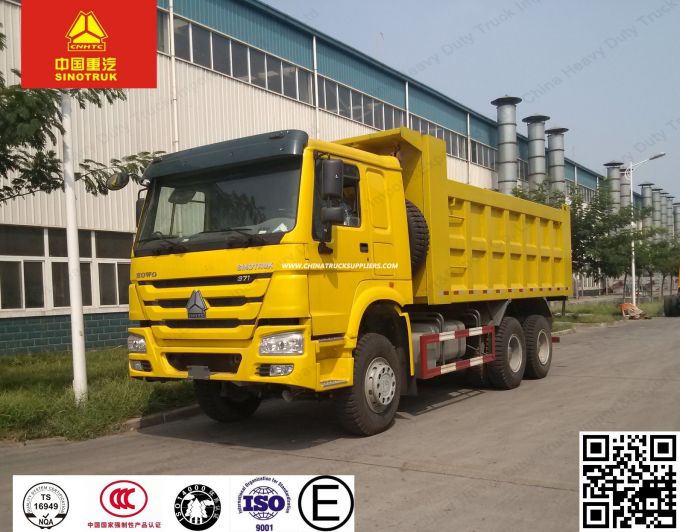 Low Price Used HOWO 6*4 371HP Dump Truck Tipper Truck 