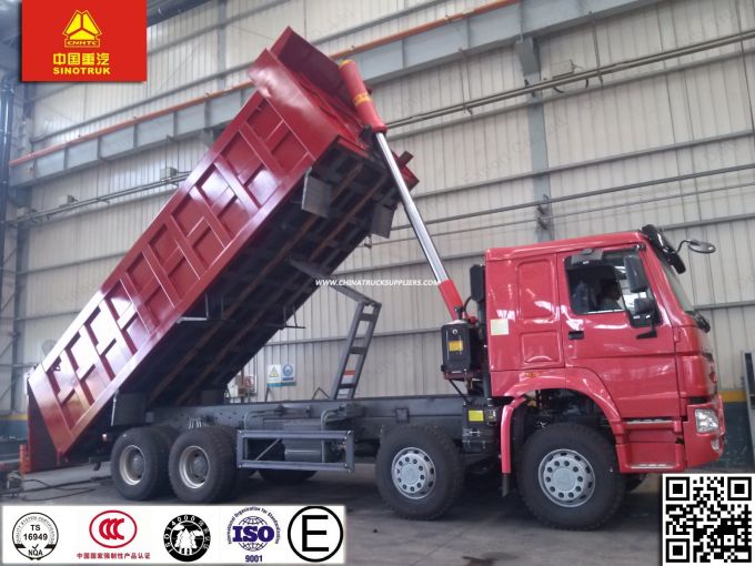 Ethiopia Truck HOWO 371HP 8X4 40-50ton Dump Truck 