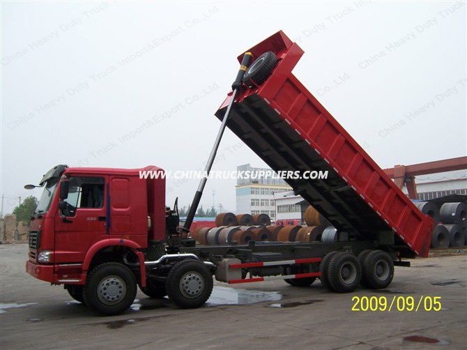 HOWO LHD/Rhd 8X4 371HP 40-50ton Tipper/Dump Truck 