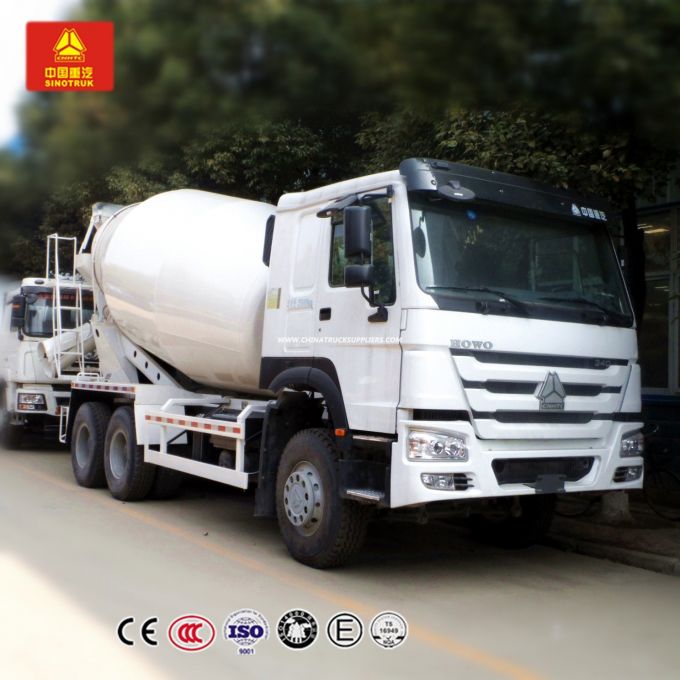 Factory 9cbm Automatic Concrete Mixer Truck / Mortar Mixer 