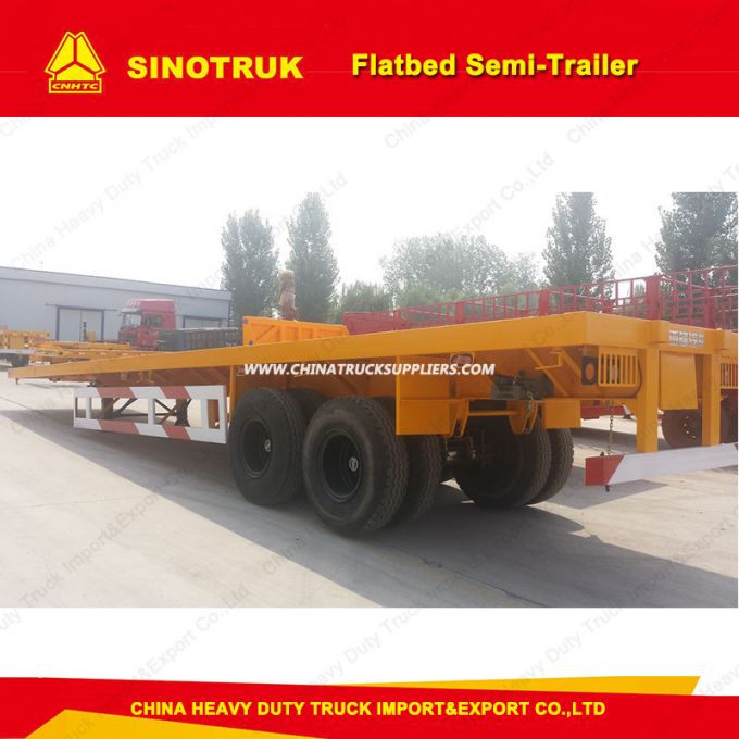 Gooseneck 30ton 20feet Utility/Flatbed/Container Semi Trailer 