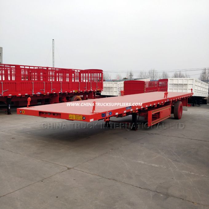 Skeleton Superlink Semi Trailer for Transport 20FT and 40FT Container 