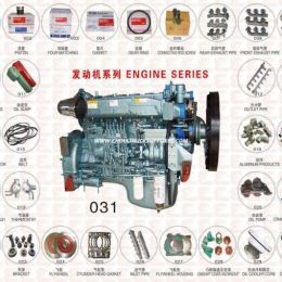 336HP Euro 2 Emission Standard Sinotruk Engine Wd615.69 for HOWO Truck