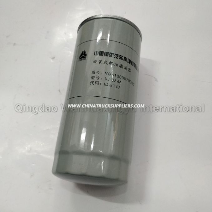 HOWO Vg61000070005 Oil Filter for Sinotruk Steyr Engine 