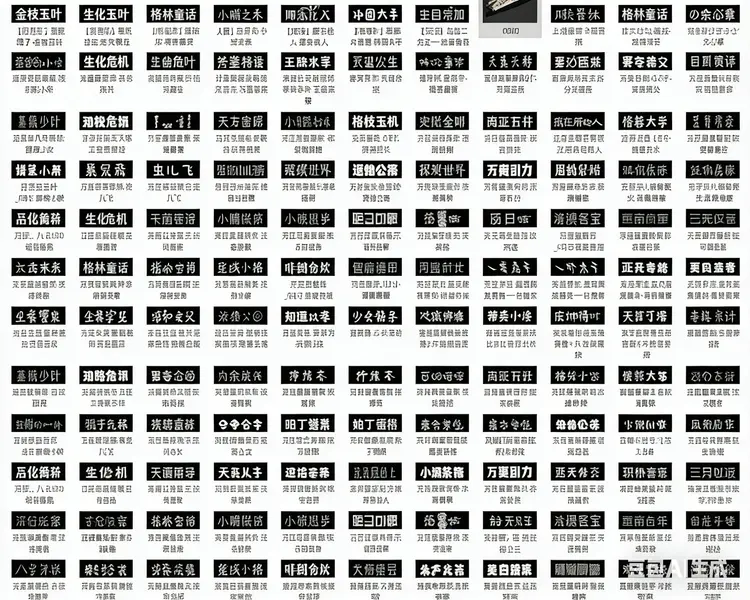 精选500款卡通字体包 免费下载图片 1