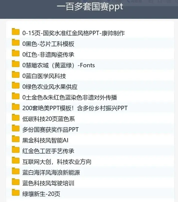 399套竞赛PPT国赛模板互联网+大学生创新创业大赛PPT模板图片 2