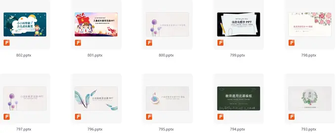 1500套教育教学教师PPT模板打包免费下载图片 4