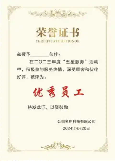 50多套高颜值荣誉证书奖牌模板可编辑 企业+学校+单位通用合集图片 3