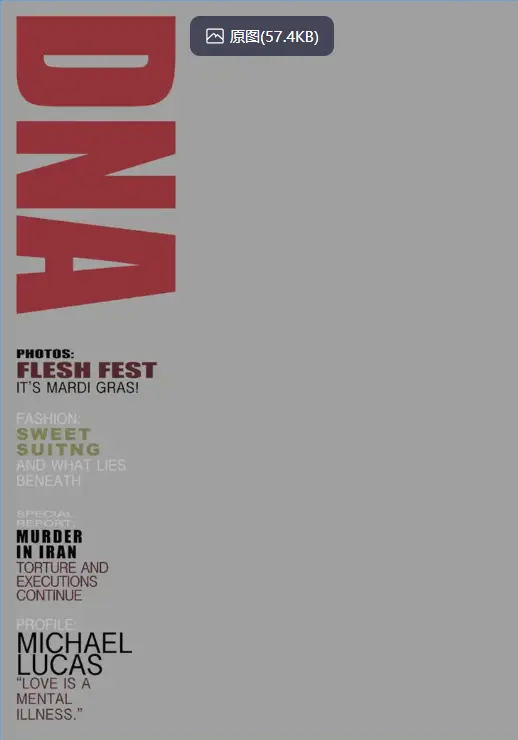 欧美杂志风文字排版封面设计PSD模板素材合集图片 2