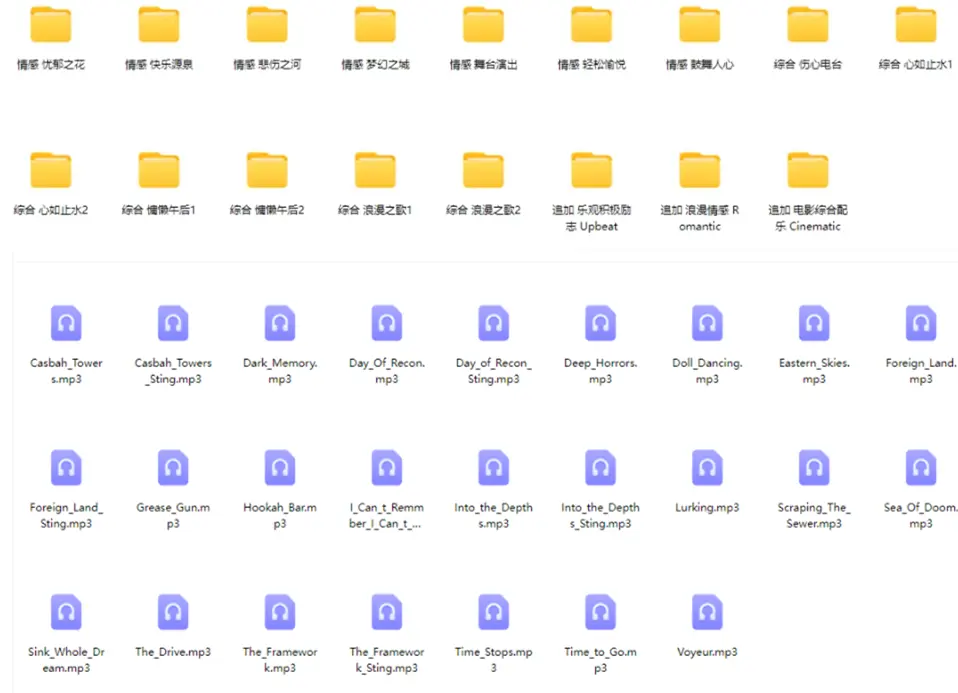 无版权情感剧情背景音乐 短视频配乐BGM素材可商用图片 2