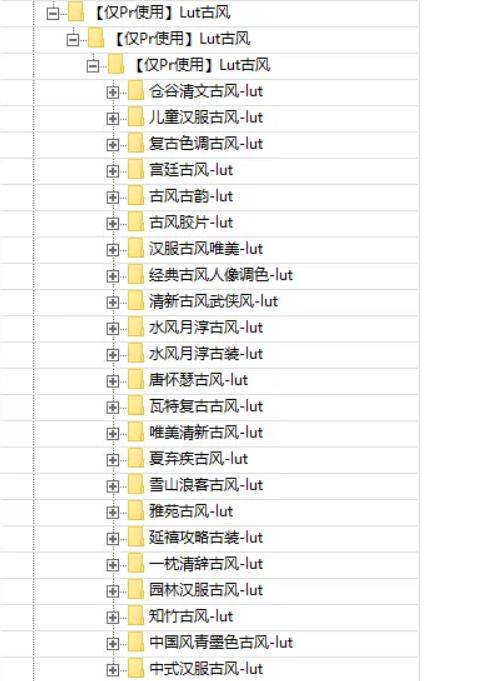 500+剪映顶级古风古装调色预设包合集免费下载图片 4