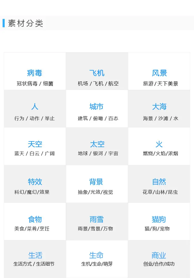 1602个横竖屏超高清可商用视频素材 4K/2k/1080p分辨率 MP4格式图片 1