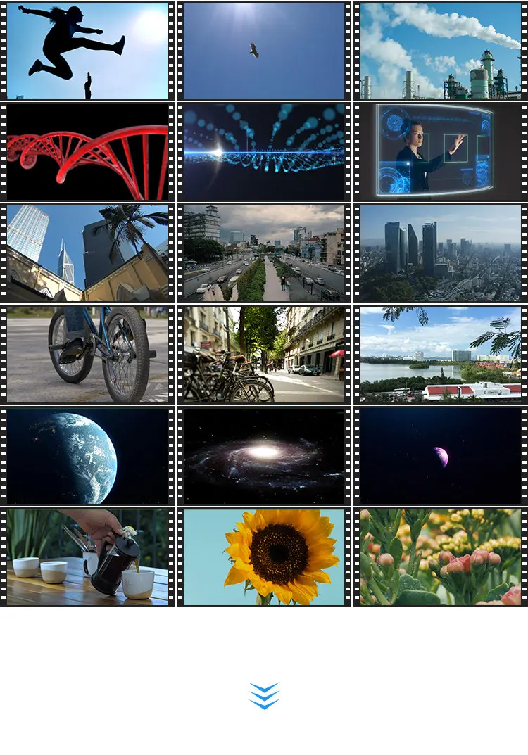 1602个横竖屏超高清可商用视频素材 4K/2k/1080p分辨率 MP4格式图片 5