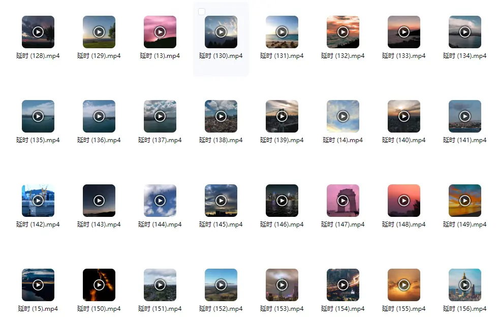 300+个4K天空云海风景延时视频素材 免费可商用 无版权纠纷图片 2