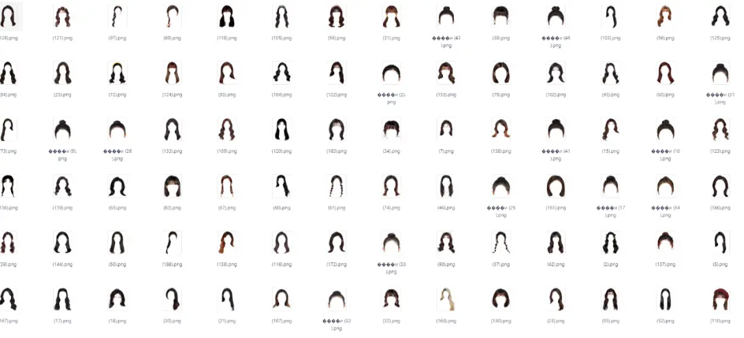 人物证件照头发素材图片合集免费分享图片 4