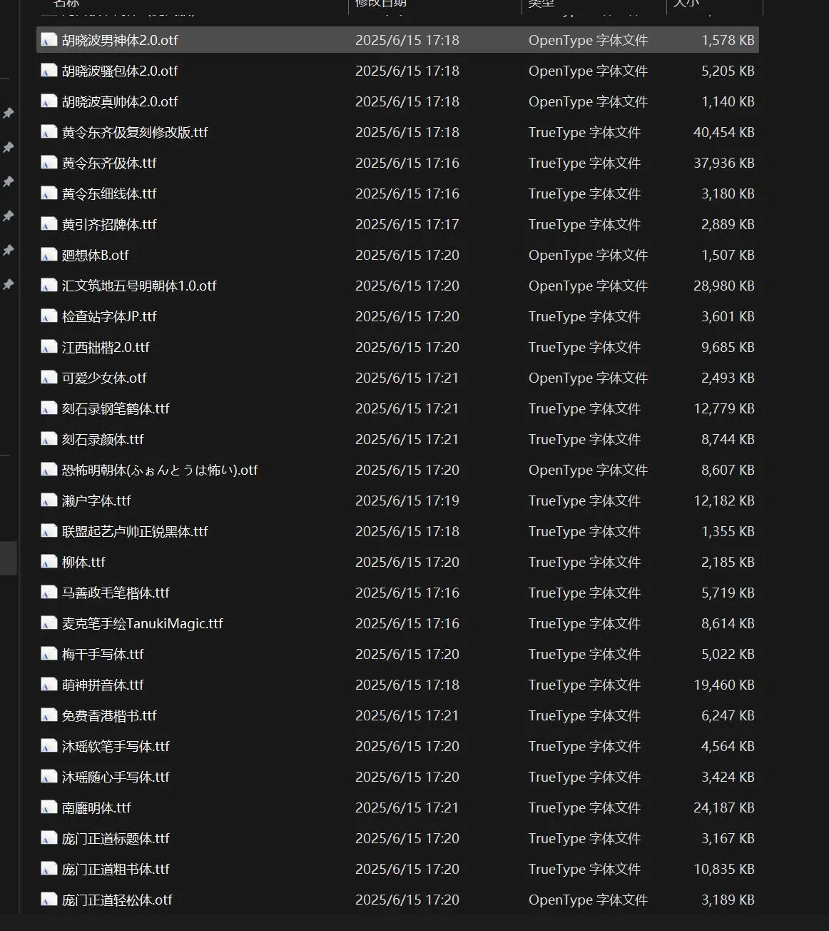 160+款全网真正免费可商用精品字体合集图片 3