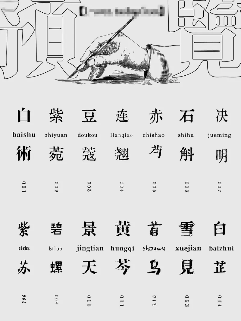 14款可商用的复古打字机中英文字体合集图片 2