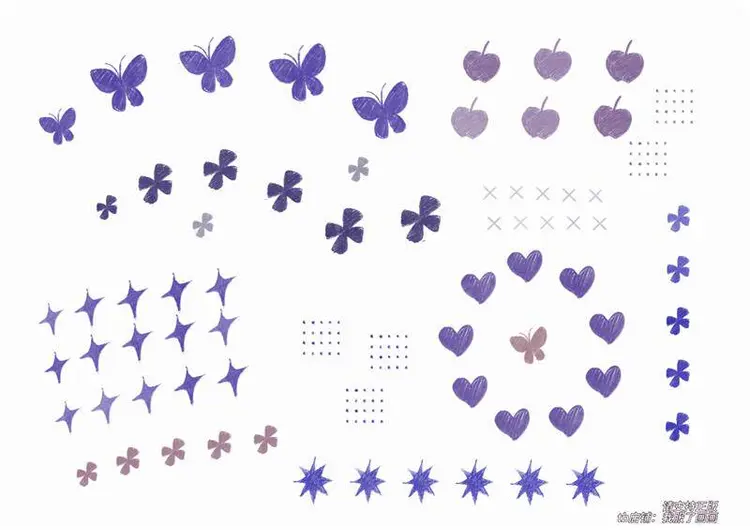 27支涂鸦风笔刷procreate装饰笔刷 可商用设计素材图片 3