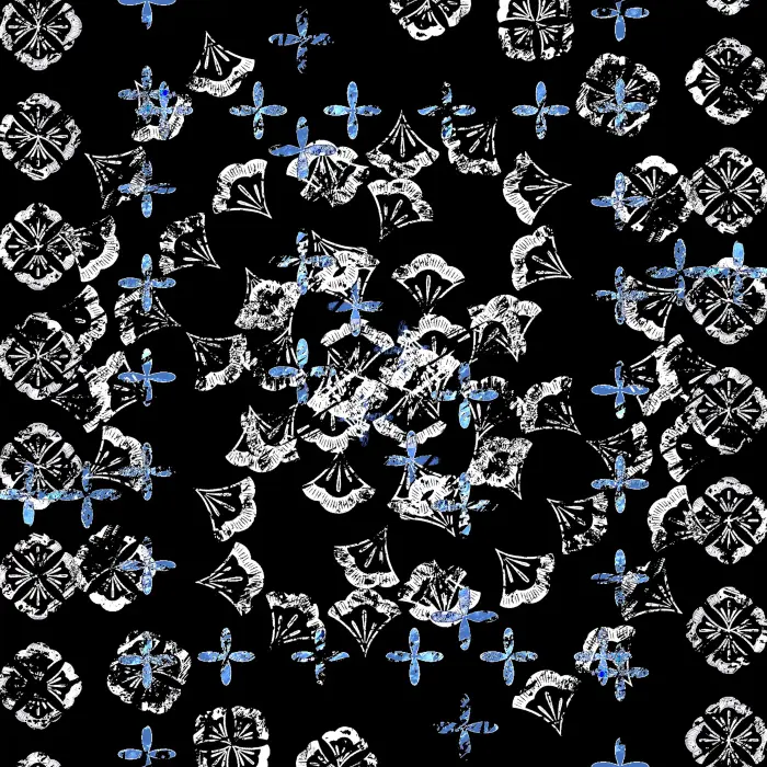 42款金箔装饰质感图案procreate笔刷 可商用图片 2