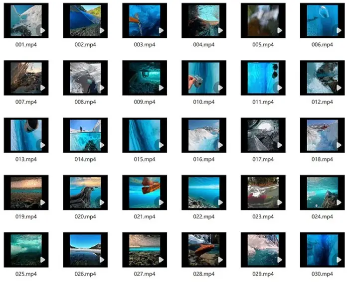 224款竖屏水下唯美风景视频剪辑素材图片 2