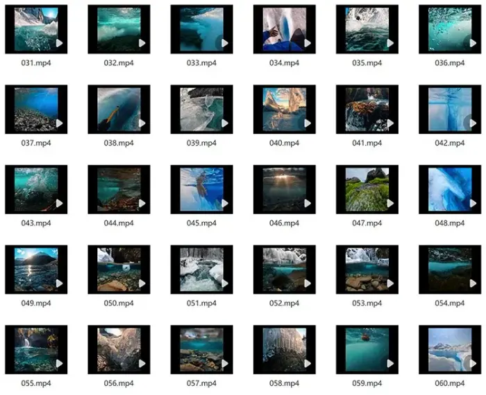 224款竖屏水下唯美风景视频剪辑素材图片 3