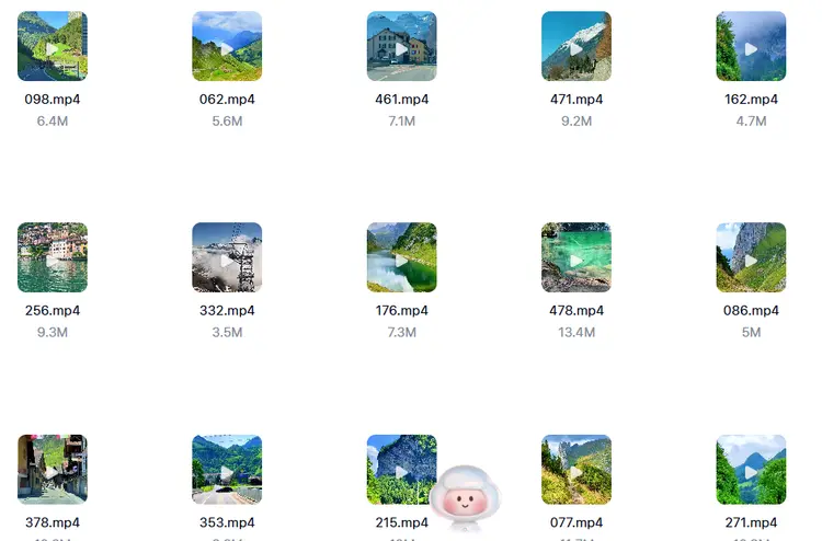 628款瑞士乡村山川小镇风景视频竖屏素材 第6张
